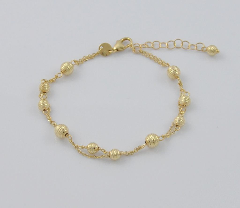 Złota bransoletka 19 cm 585(14 Karat) - obrazek 3