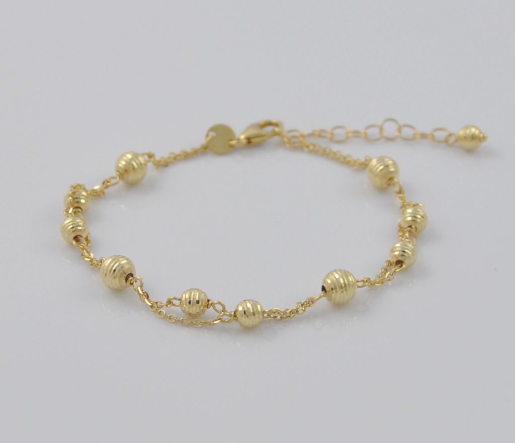 Złota bransoletka 19 cm 585(14 Karat) - obrazek 2