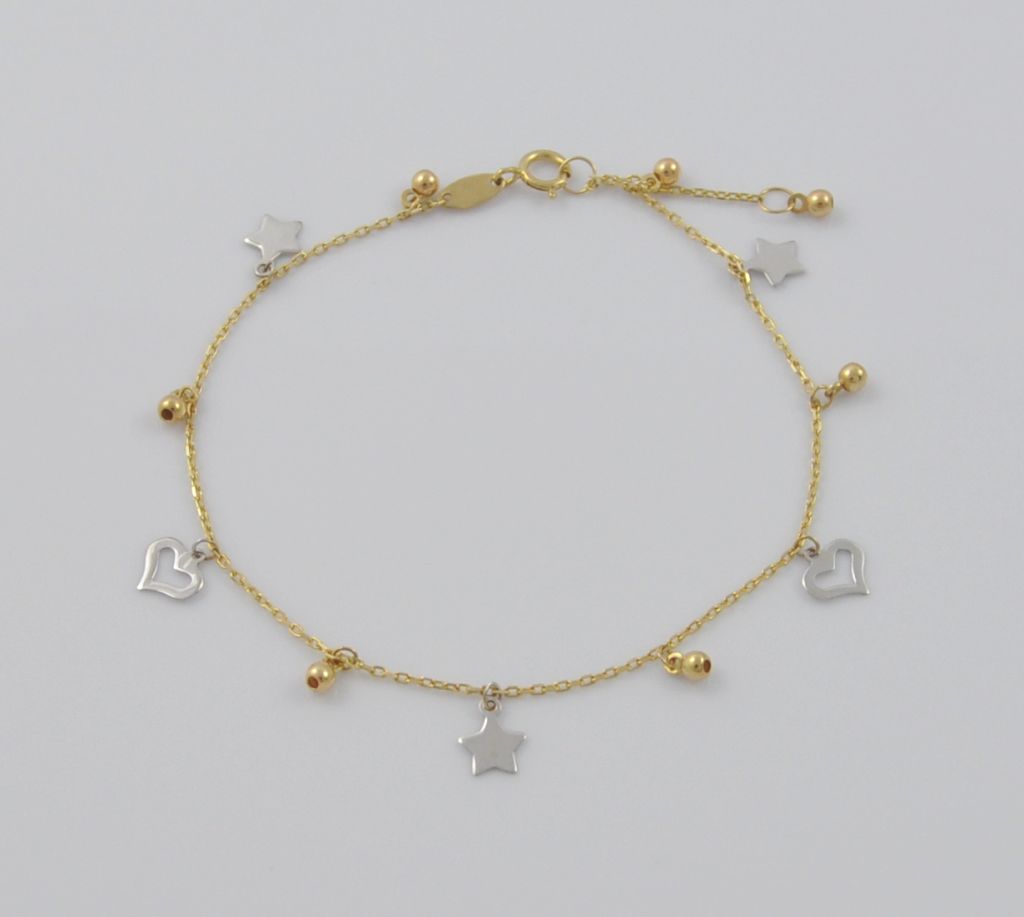 Złota bransoletka 19 cm 585(14 Karat) - obrazek 3