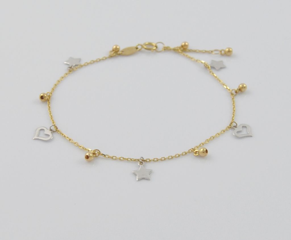 Złota bransoletka 19 cm 585(14 Karat) - obrazek 2