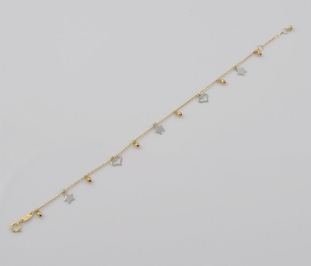 Złota bransoletka 19 cm 585(14 Karat) - obrazek 4