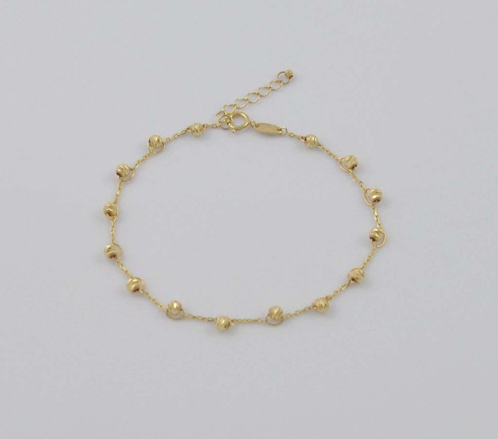 Złota bransoletka 19 cm 585(14 Karat) - obrazek 3