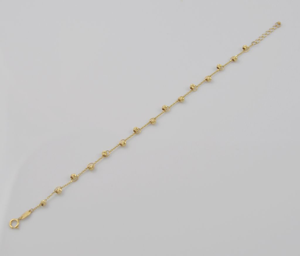 Złota bransoletka 19 cm 585(14 Karat) - obrazek 4