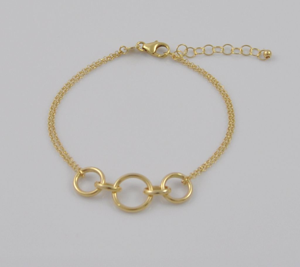 Złota bransoletka 19 cm 585(14 Karat) - obrazek 3