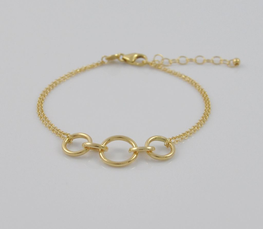 Złota bransoletka 19 cm 585(14 Karat) - obrazek 2