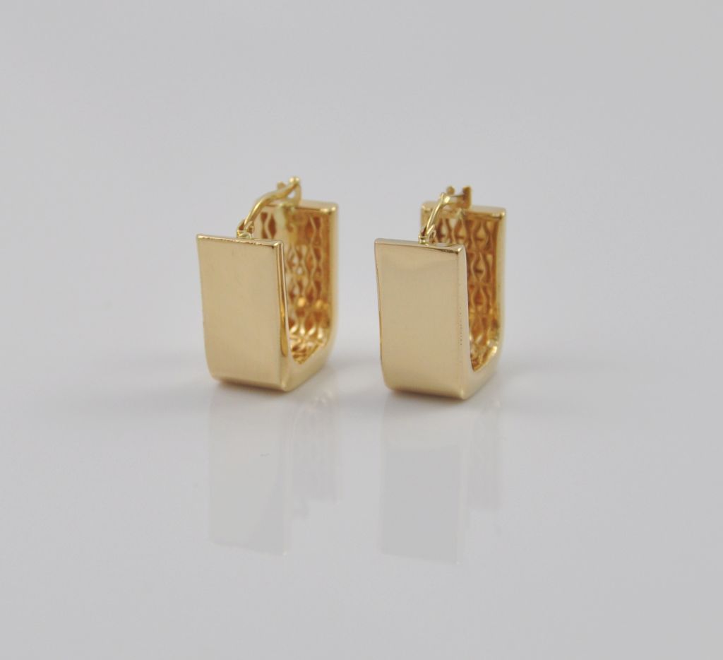 Złote kolczyki 585(14 Karat) - obrazek 3
