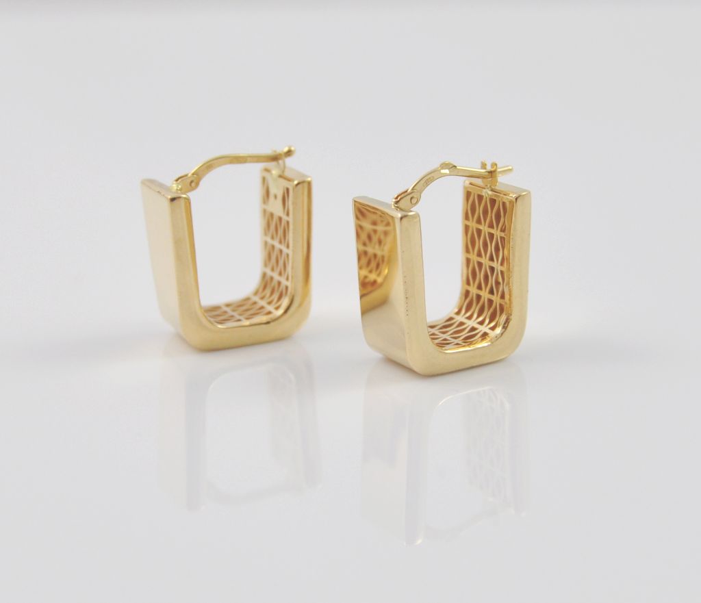 Złote kolczyki 585(14 Karat) - obrazek 2