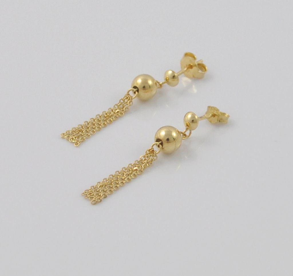 Złote kolczyki 585(14 Karat) - obrazek 3