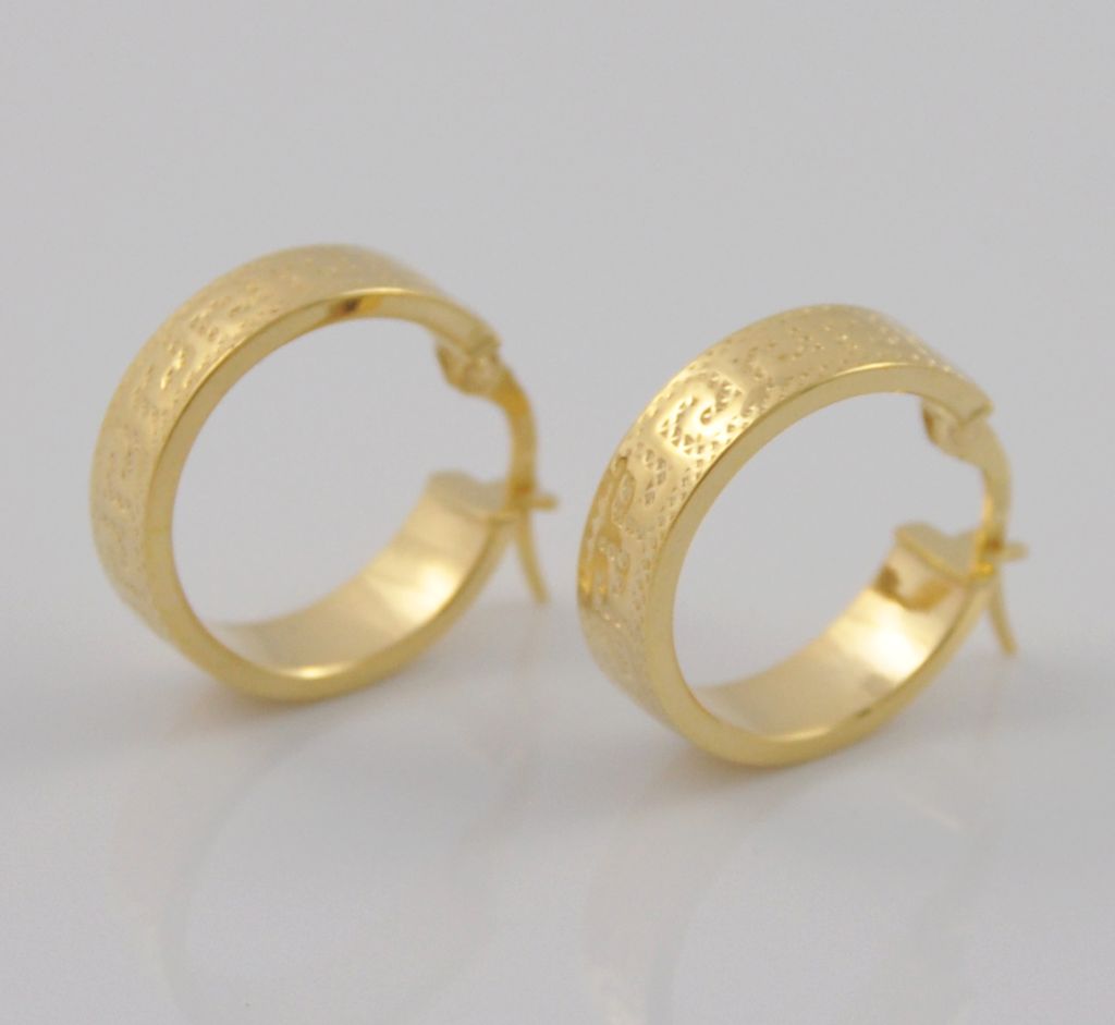 Złote kolczyki 585(14 Karat) - obrazek 3