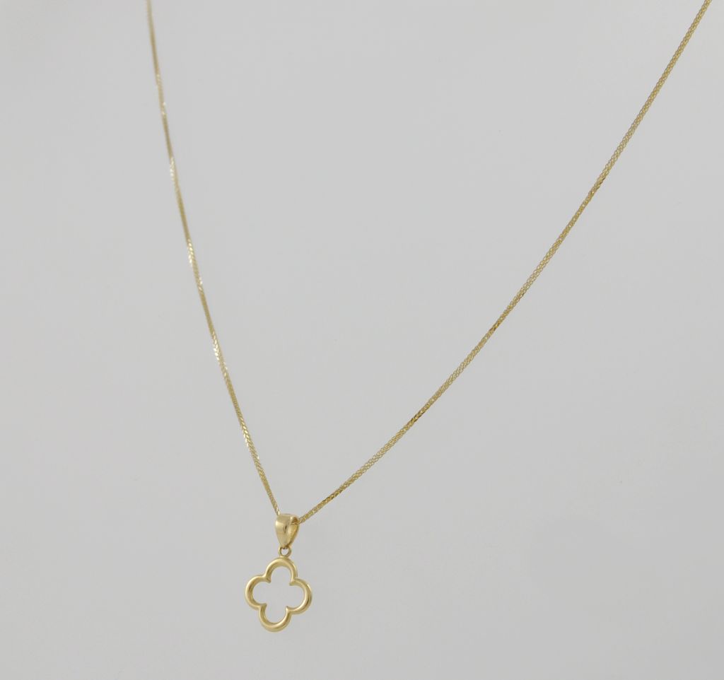 Złoty naszyjnik 42 cm 585(14 Karat)