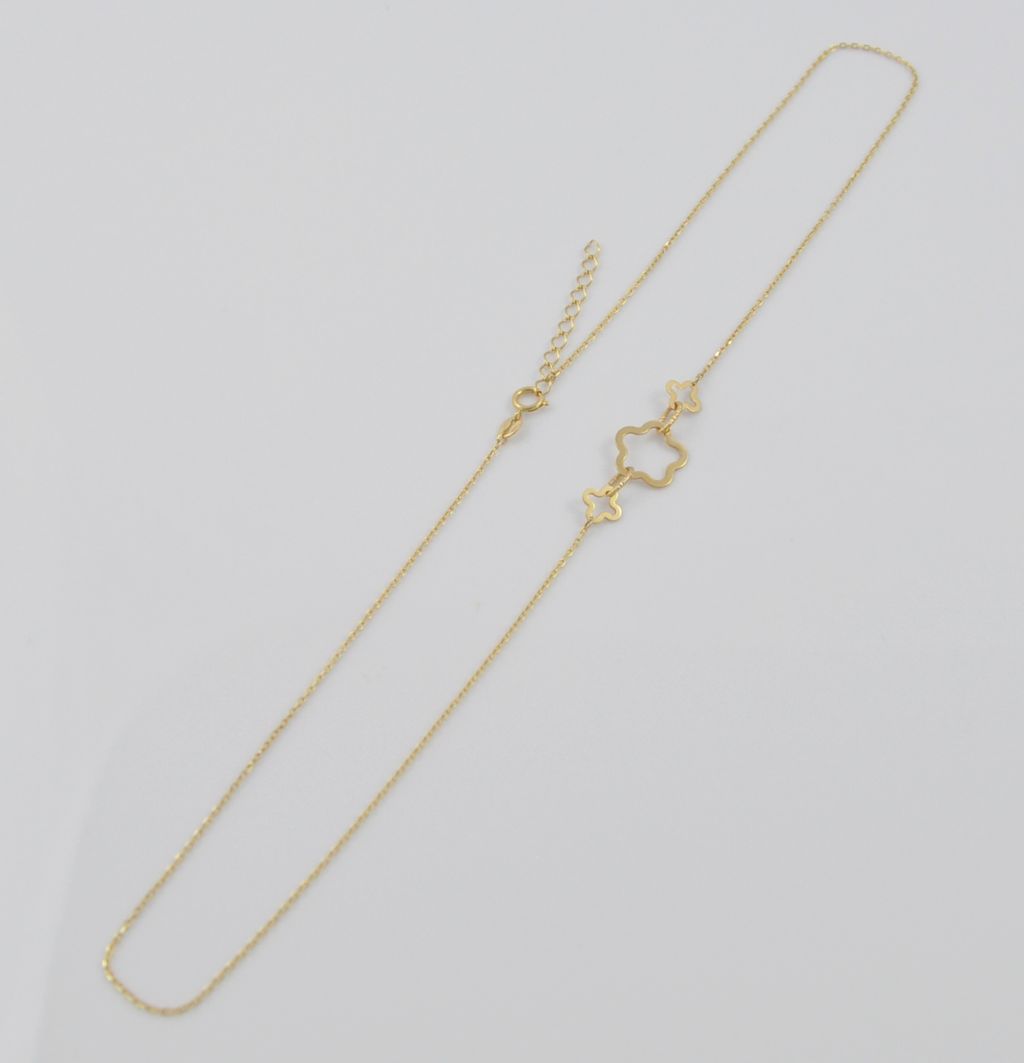 Złoty naszyjnik 45 cm 585(14 Karat) - obrazek 2