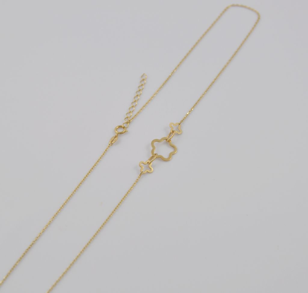 Złoty naszyjnik 45 cm 585(14 Karat) - obrazek 3