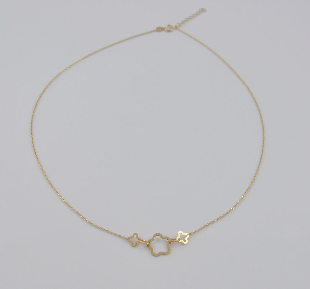 Złoty naszyjnik 45 cm 585(14 Karat) - obrazek 4