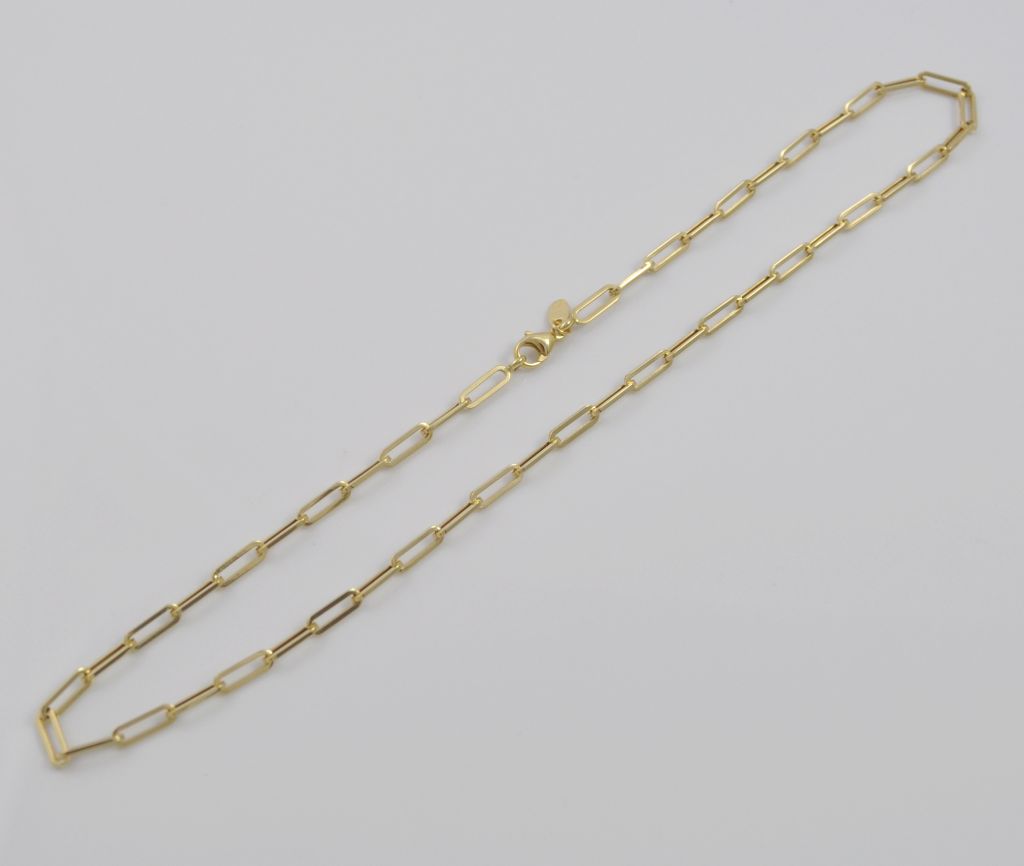 Złoty naszyjnik 45,5 cm 585(14 Karat) - obrazek 2