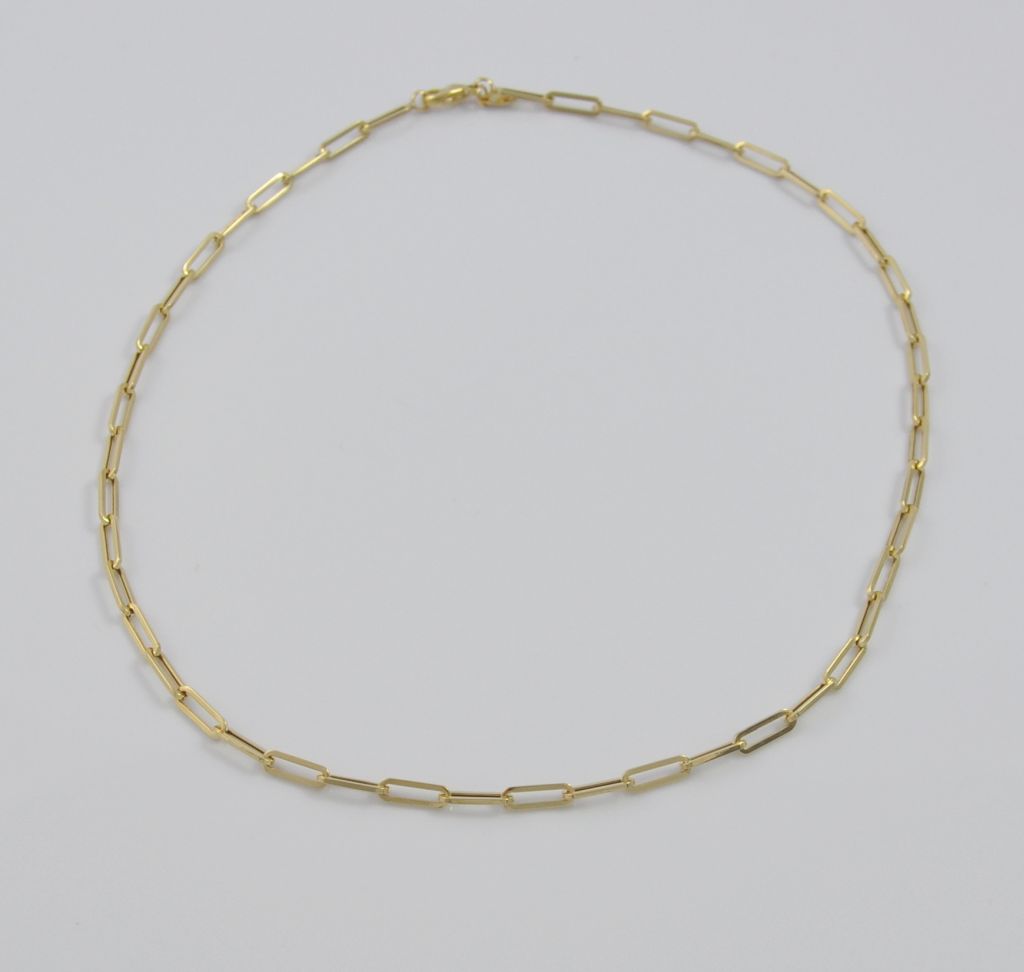 Złoty naszyjnik 45,5 cm 585(14 Karat) - obrazek 3