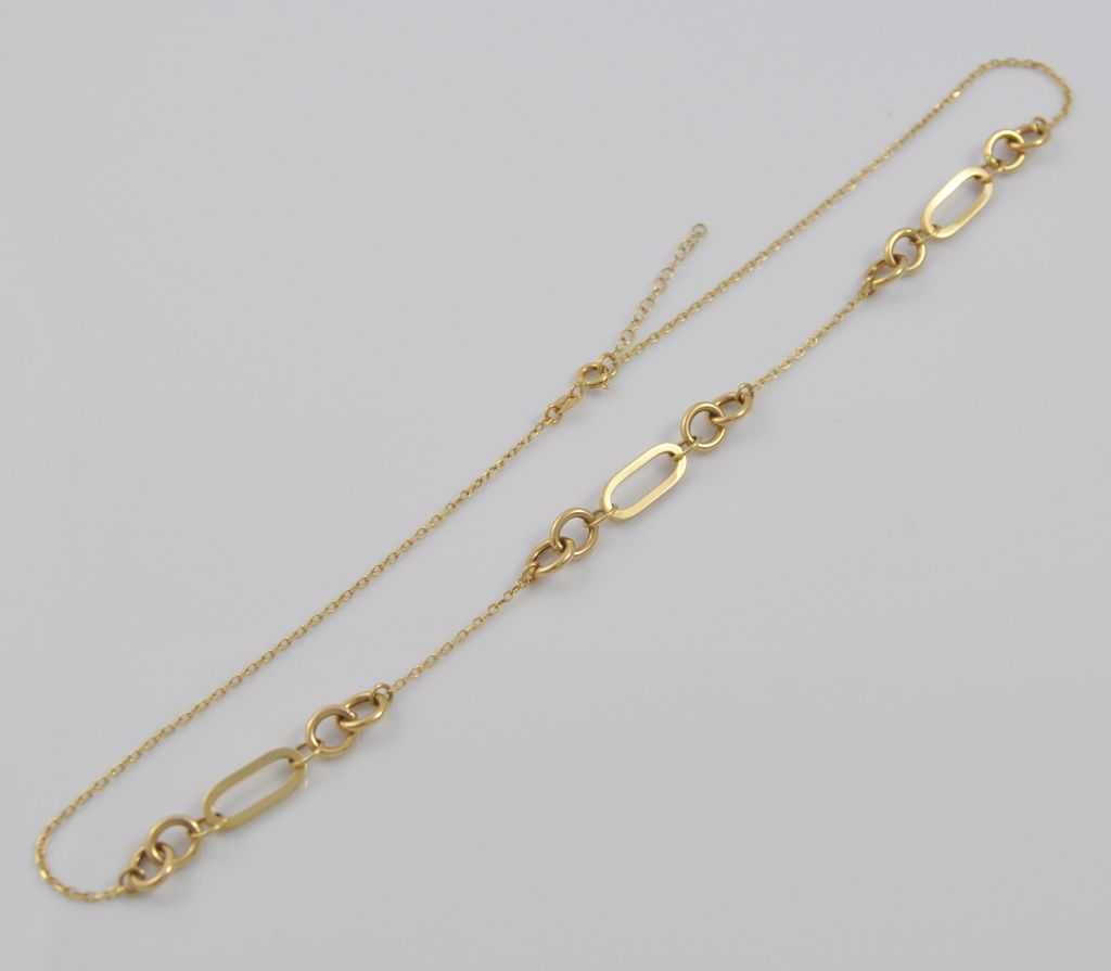 Złoty naszyjnik 45,5 cm 585(14 Karat) - obrazek 2