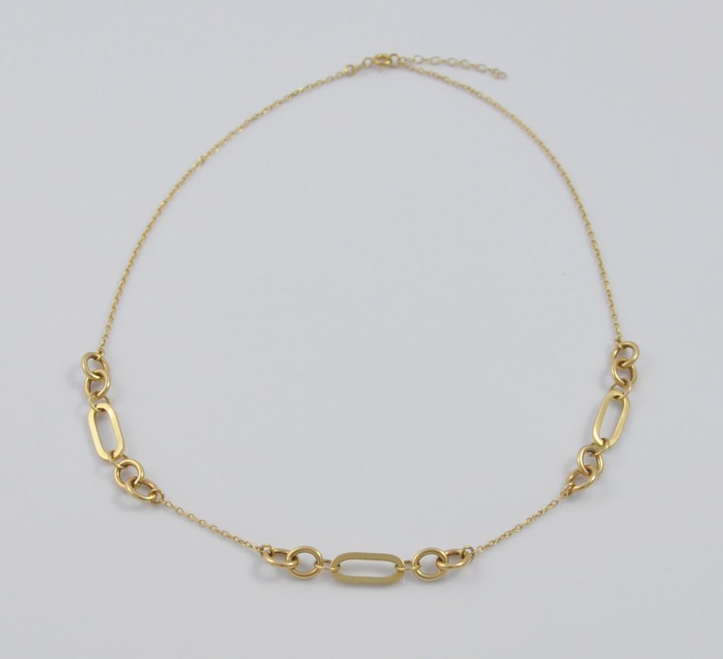 Złoty naszyjnik 45,5 cm 585(14 Karat) - obrazek 3