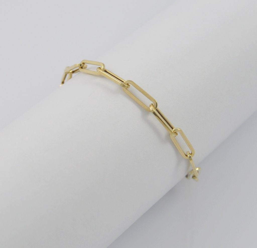 Złota bransoletka 19,5 cm 585(14 Karat) - obrazek 4