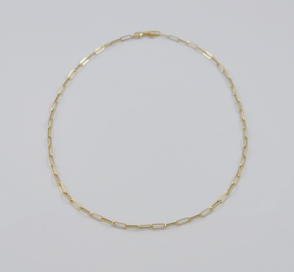 Złoty naszyjnik 45,5 cm 585(14 Karat) - obrazek 2